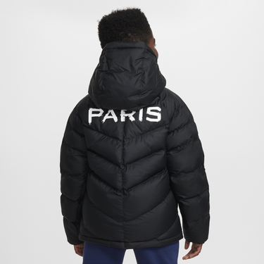 Пухо яке Nike Paris Saint-Germain Hooded Synthetic-Fill Jacket Черно | FQ3425-010, 3