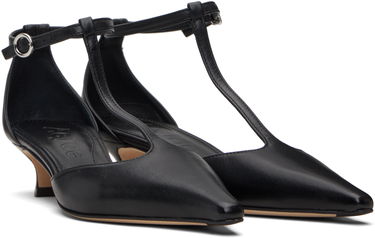 Грижа за обувките Aeyde Aeyde Liz T-Bar Kitten Heels Черно | A11-PU0596001001-225, 3