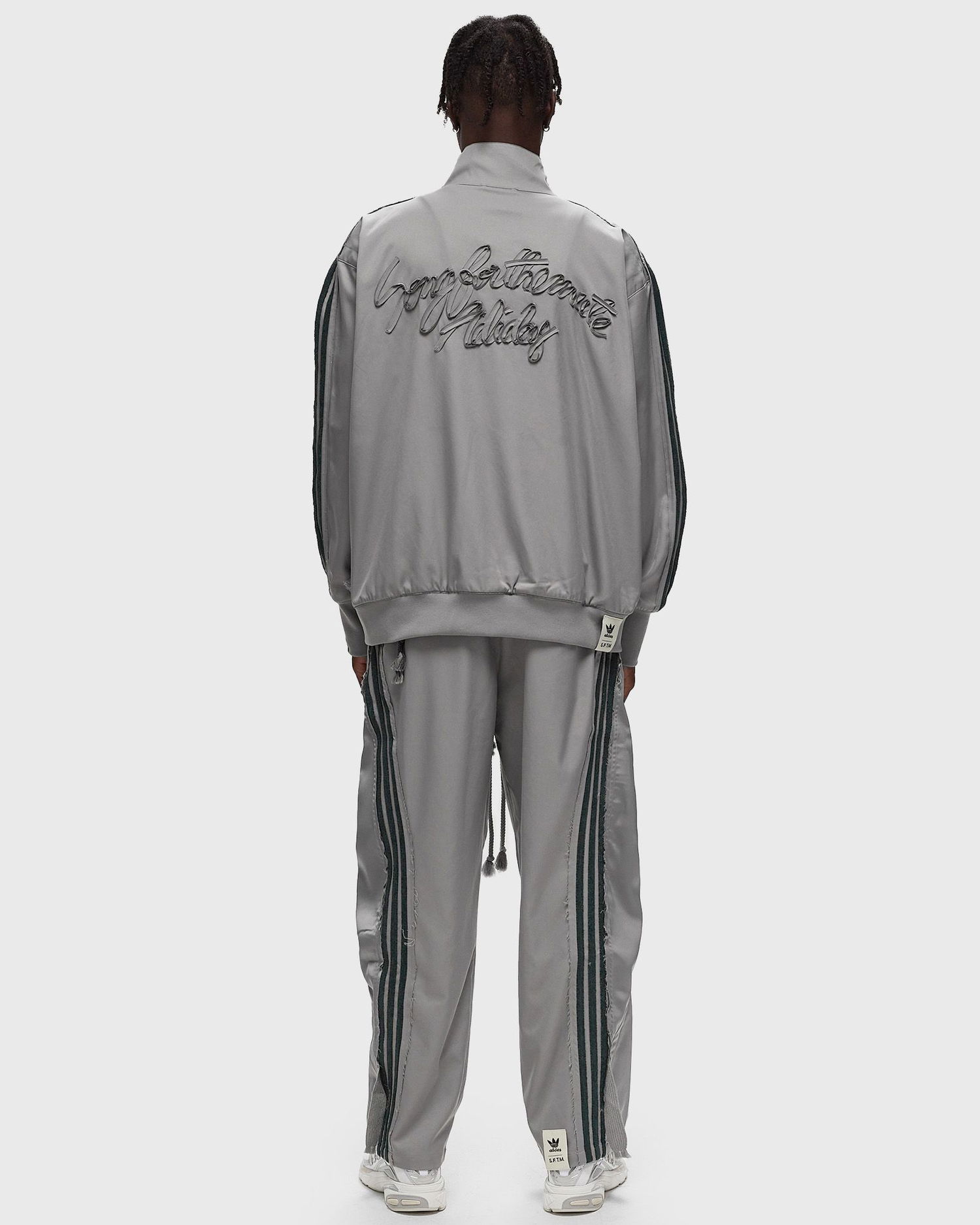 Яке бомбър adidas Originals Adi004 Zippered Longsleeve Jacket With Drawstrings Сиво | JI9646, 1