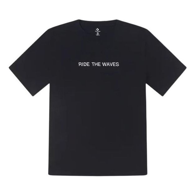 Тениска Converse Summer Verbiage Graphic T-Shirt Черно | 10027218-A03