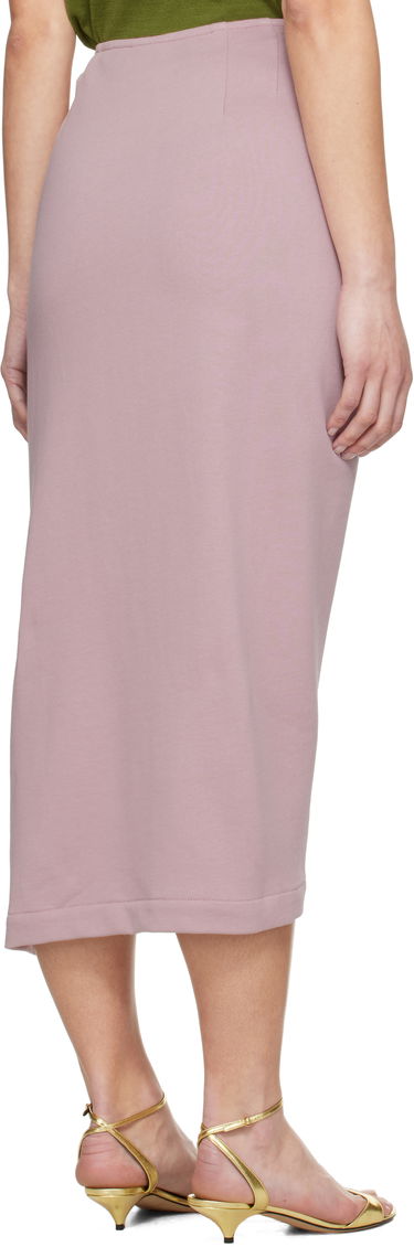 Пола Dries Van Noten Dries Van Noten Ruffled Cotton Midi Skirt Лилаво | 251-011109-1610, 2