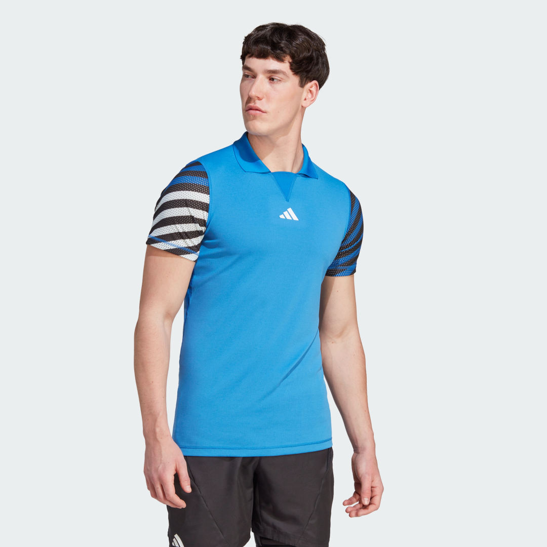 Поло тениска adidas Originals HEAT.RDY FreeLift Pro Синьо | HY5872, 0