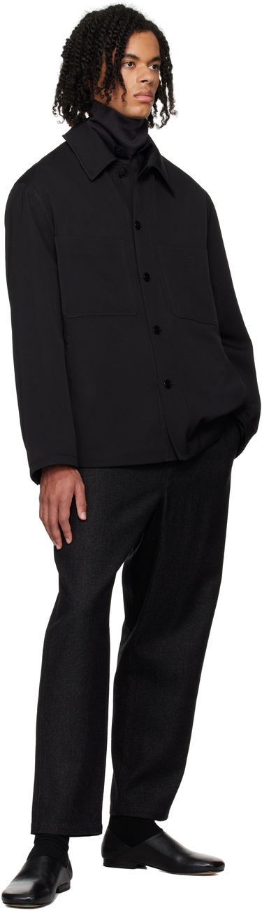 Риза LEMAIRE Lemaire Wadded Facing Jacket Черно | OW1097 LF1317, 3