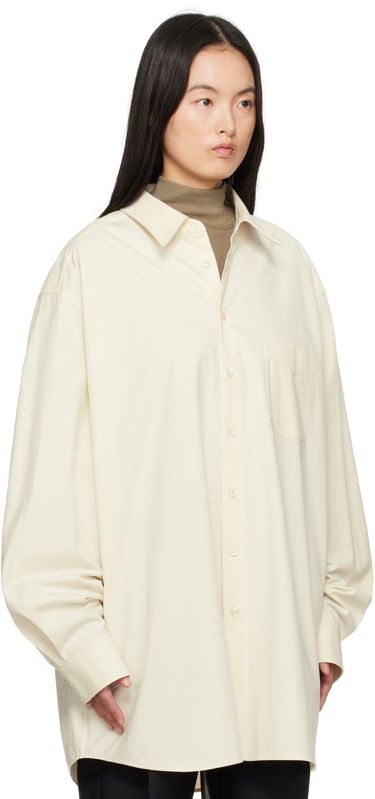 Риза Maison Margiela Maison Margiela Oversized Shirt Бяло | S51DT0017 S54352, 1
