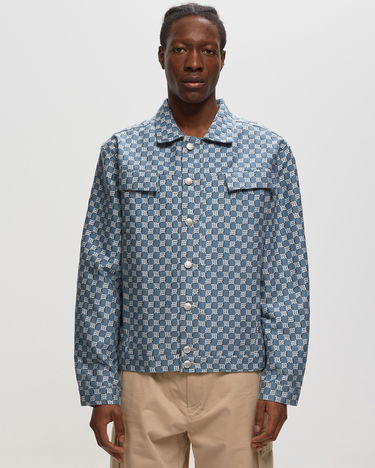 Яке MISBHV Jacquard Monogram Canvas Trucker Jacket Синьо | 230M401, 1