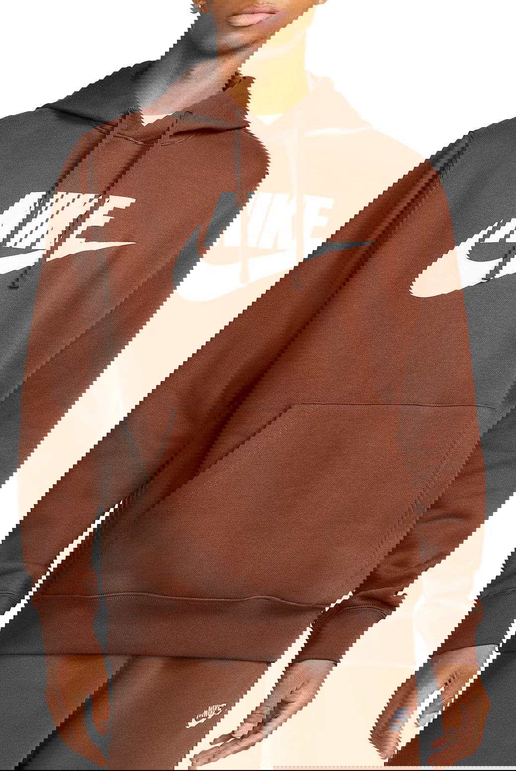 Суитчър Nike Sportswear Fleece Club Hoodie Кафяво | bv2973-259, 0
