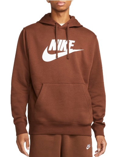 Суитчър Nike Sportswear Fleece Club Hoodie Кафяво | bv2973-259