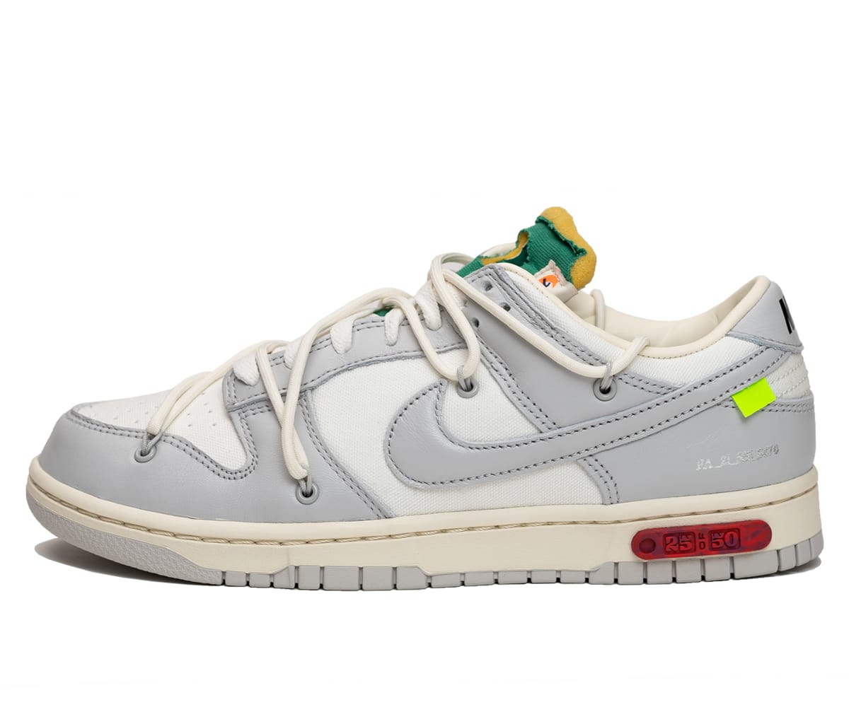 Кецове и обувки Nike Off-White x Dunk Low "Lot 25 of 50" Сиво | DM1602-121, 0
