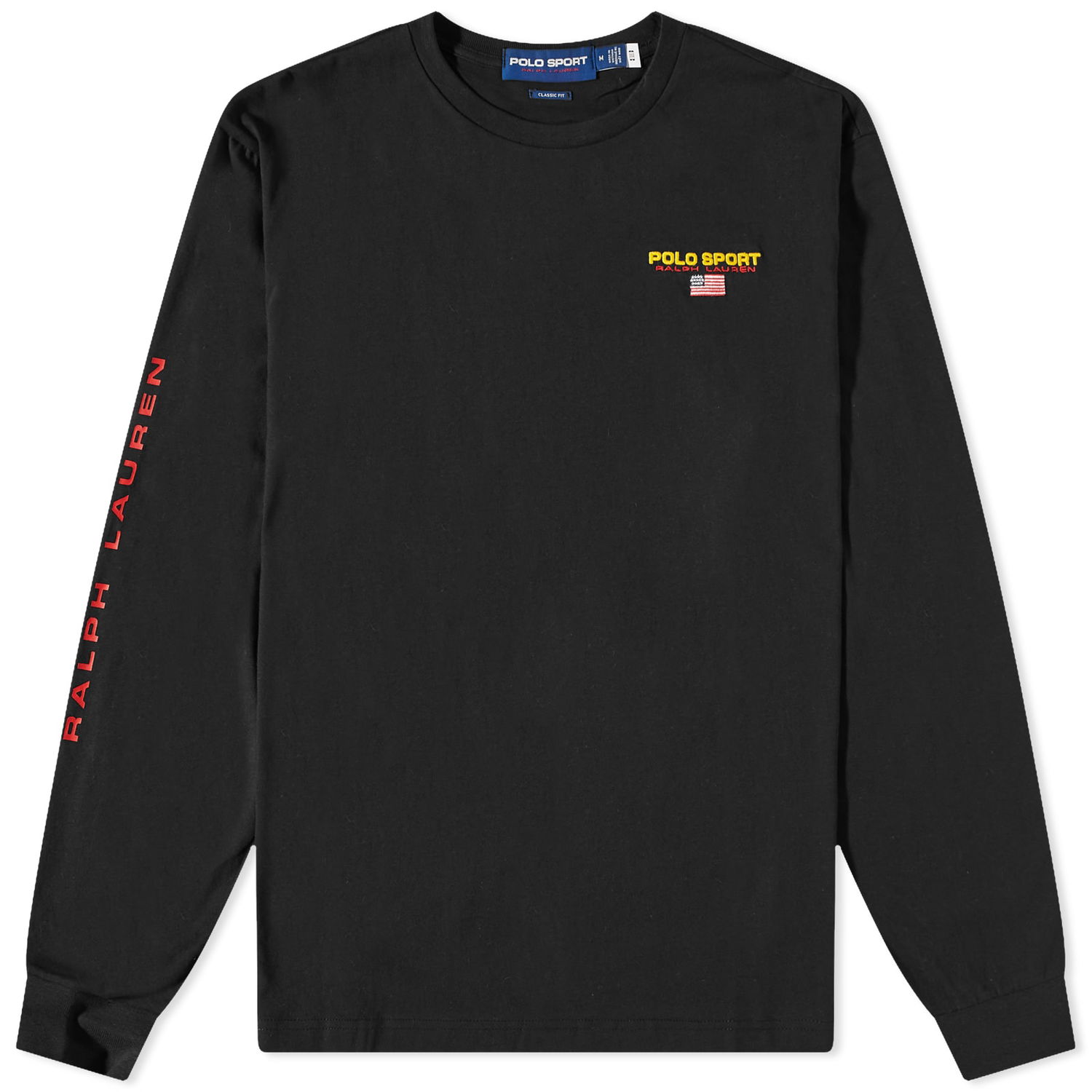 Тениска Polo by Ralph Lauren Long Sleeve Polo Sport Tee Черно | 710814128014, 0