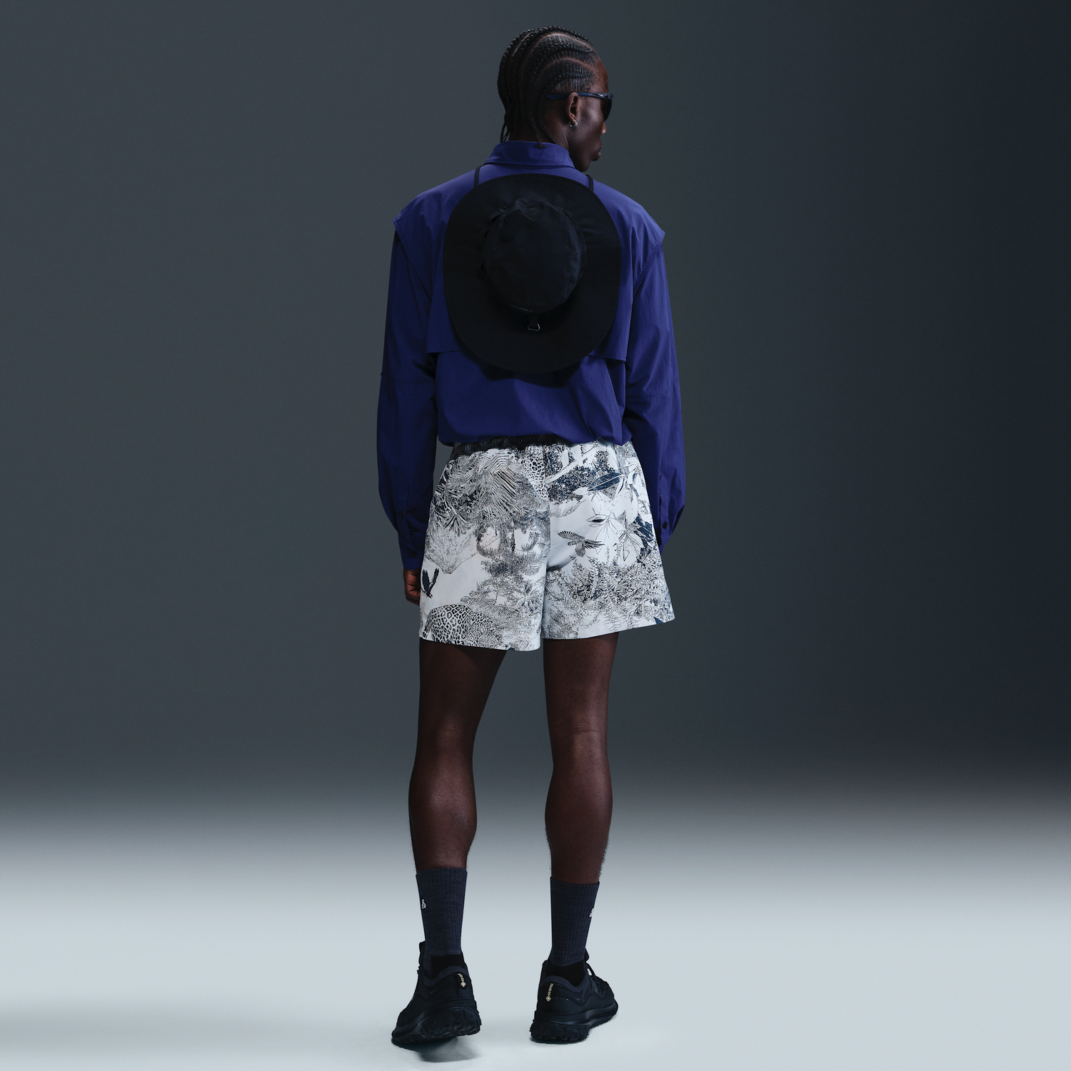 Риза Nike ACG ACG "Reservoir Goat" Printed Shorts Тъмно синьо | HJ2889-085, 1