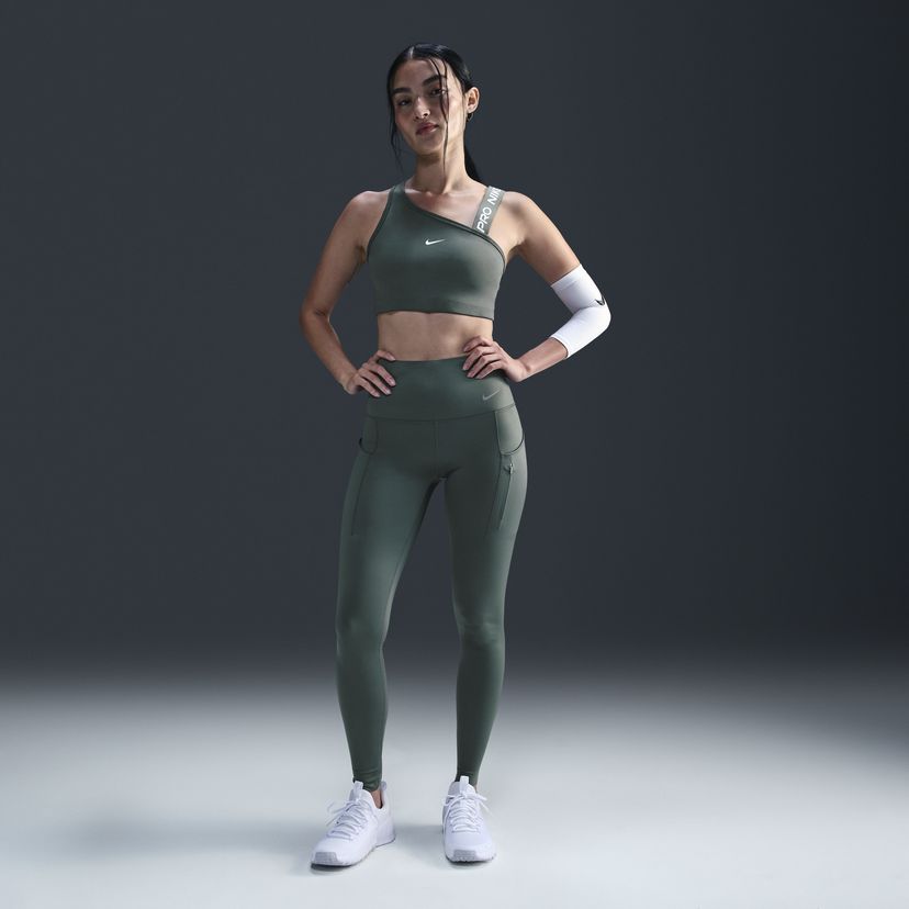 Клинове Nike High Waisted Leggings With Pockets Зелено | DQ5668-338