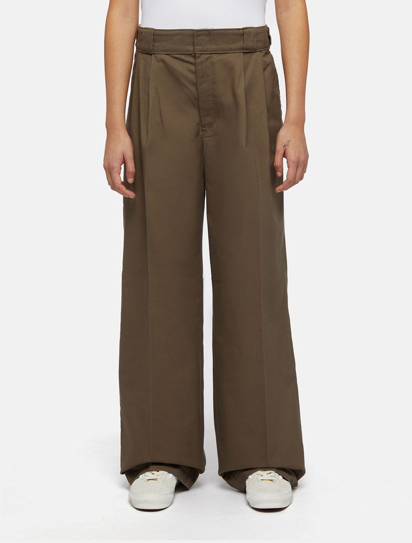 Панталони Dickies Pleated Multi-Pocket Work Trousers Кафяво | 0A863M