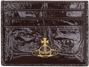 Портфейл Vivienne Westwood Flat Card Holder Кафяво | 54030006W-L008F-, 0