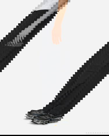 Карго панталони Pleasures Visitor Wide Cargo Pants Черно | 9010400 BLACK, 2