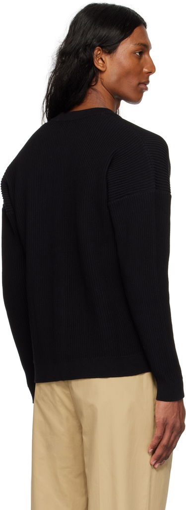 Пуловер MAISON KITSUNÉ Handwriting Comfort Ribbed Cardigan by Maison Kitsuné Черно | OM00505KT1126, 2