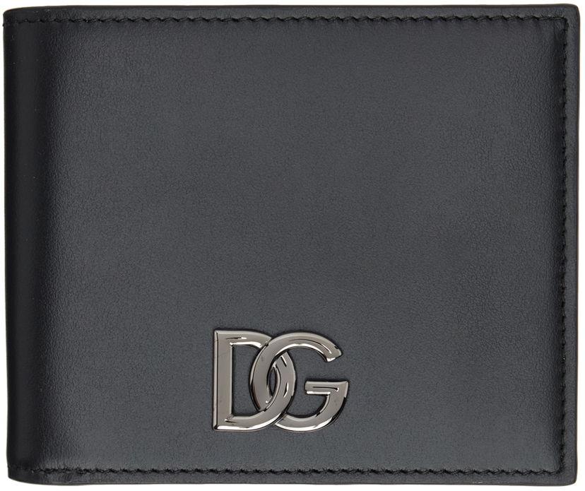 Портфейл Dolce & Gabbana Black Calfskin Wallet Черно | BP3102AW576