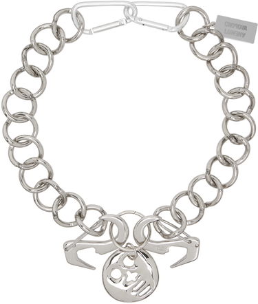 Колие Chopova Lowena Big Curb Chain Necklace with Charms Металик | 6530, 0
