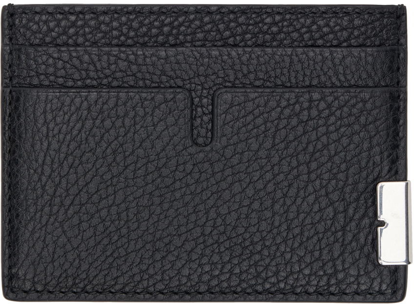 Портфейл Burberry Black B Cut Card Holder Черно | 8083754, 0