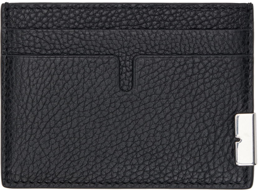 Портфейл Burberry Black B Cut Card Holder Черно | 8083754