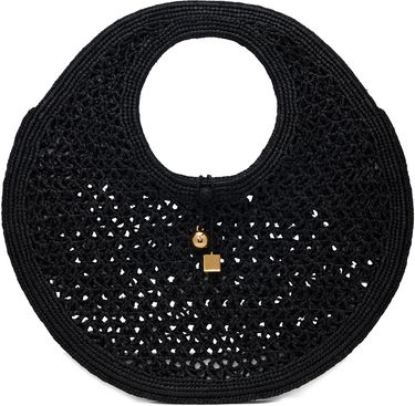 Голяма пазарска чанта Jacquemus Round Tote Черно | 24H243BA387-3219, 0