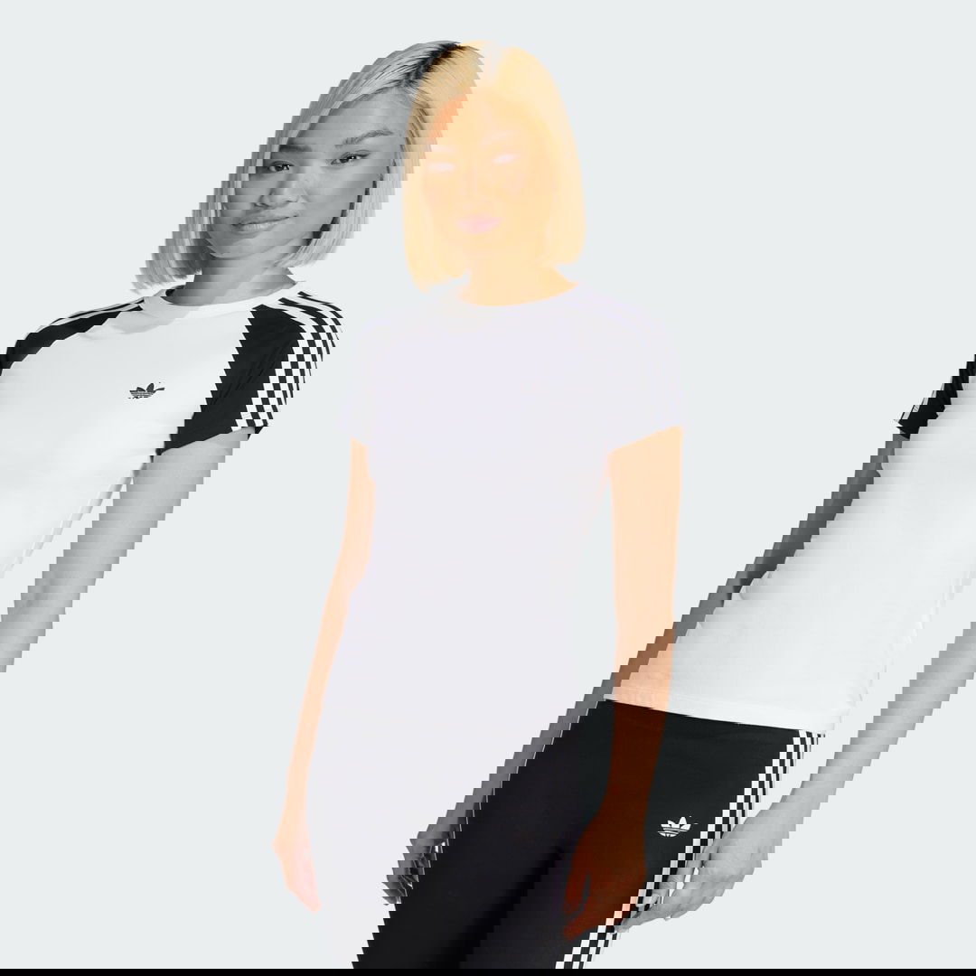 Тениска adidas Performance SST Slim Fit T-Shirt Бяло | KD3799, 0