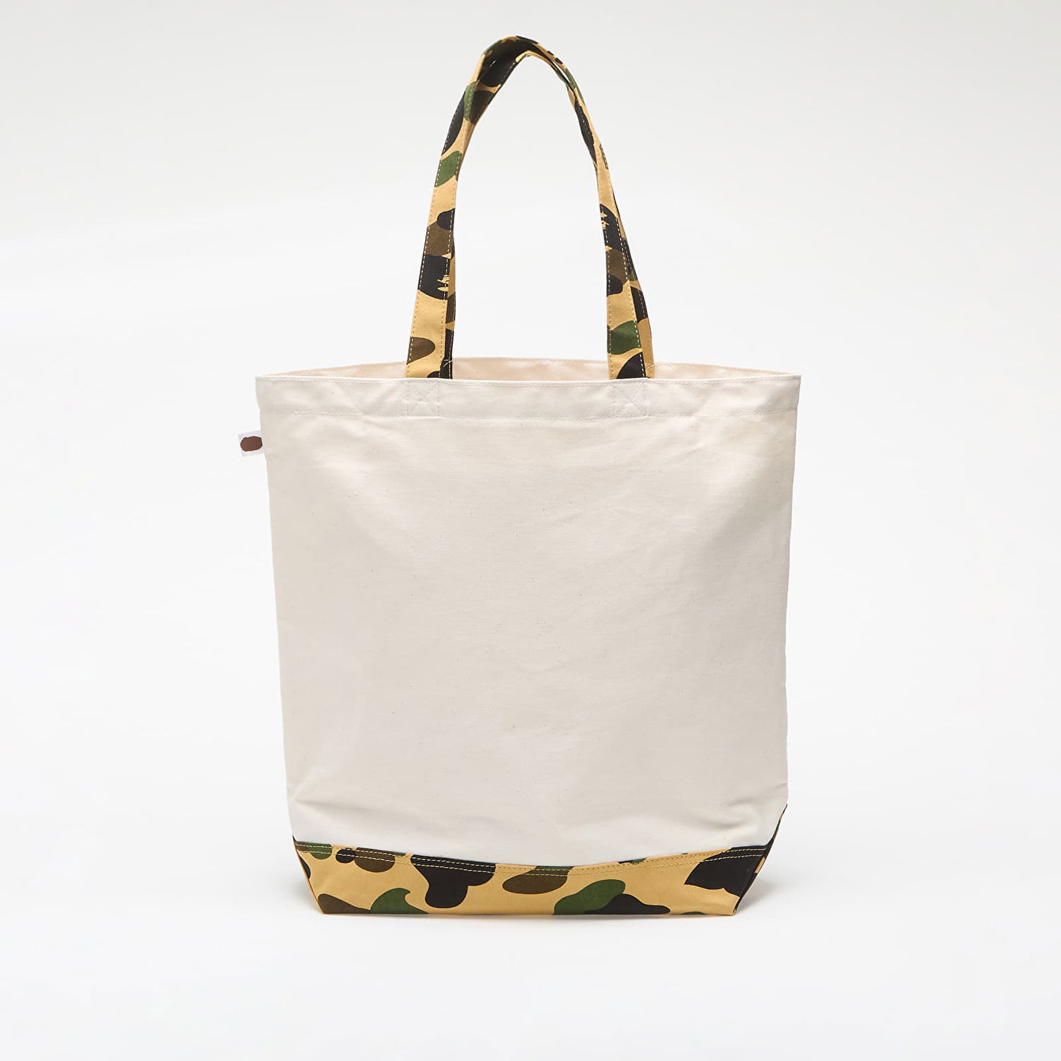 Голяма пазарска чанта BAPE A BATHING APE 1St Camo Ape Head Tote Bag Ivory Universal Бежово | 001BAK801009M IVY, 1