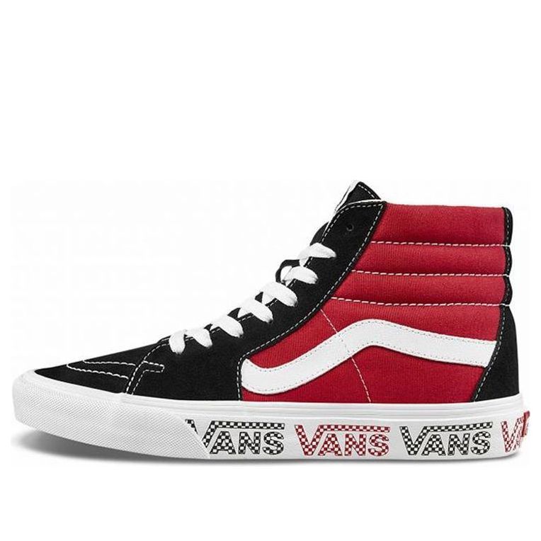 Кецове и обувки Vans SK8-HI Sidewall Logo Червено | VN0A4BV6SXX