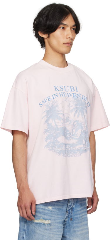 Тениска Ksubi Paradiso Ekcess Graphic T-Shirt Розово | MPF25TE004, 1