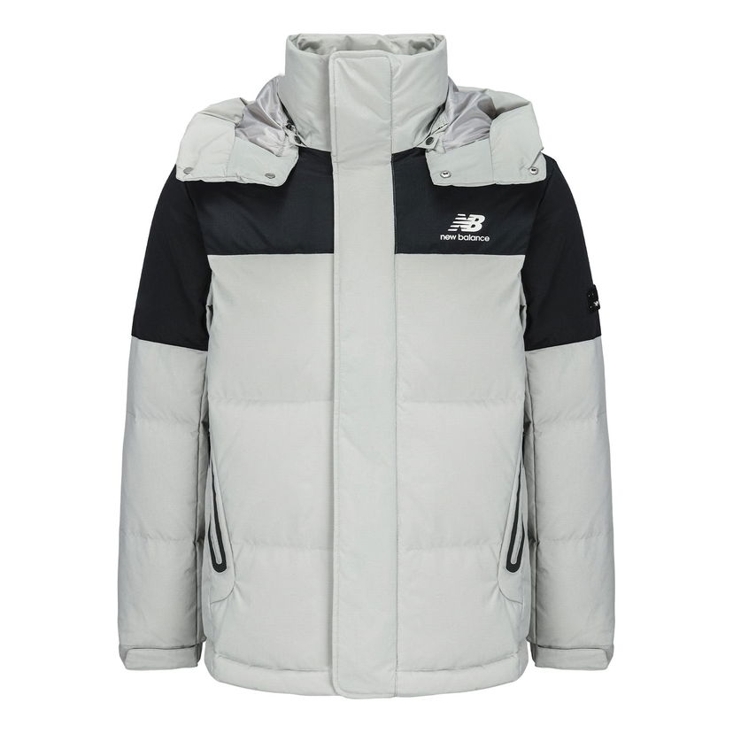 Пухо яке New Balance Classic Down Winter Jacket Сиво | AMJ14323-ARF