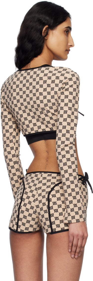 Комплект MISBHV MISBHV Monogram Coquette Shrug Бежово | 250W113, 2