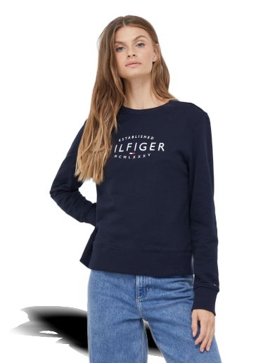 Суитчър Tommy Hilfiger Sweatshirt Тъмно синьо | WW0WW35978.9BYY