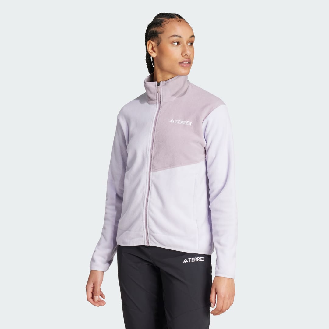 Яке adidas Performance Terrex Multi Full-Zip Fleece Бяло | IZ3298, 0