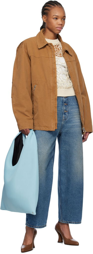 Яке Maison Margiela MM6 Maison Margiela Canvas Jacket Кафяво | SH0AM0048 M35249, 3