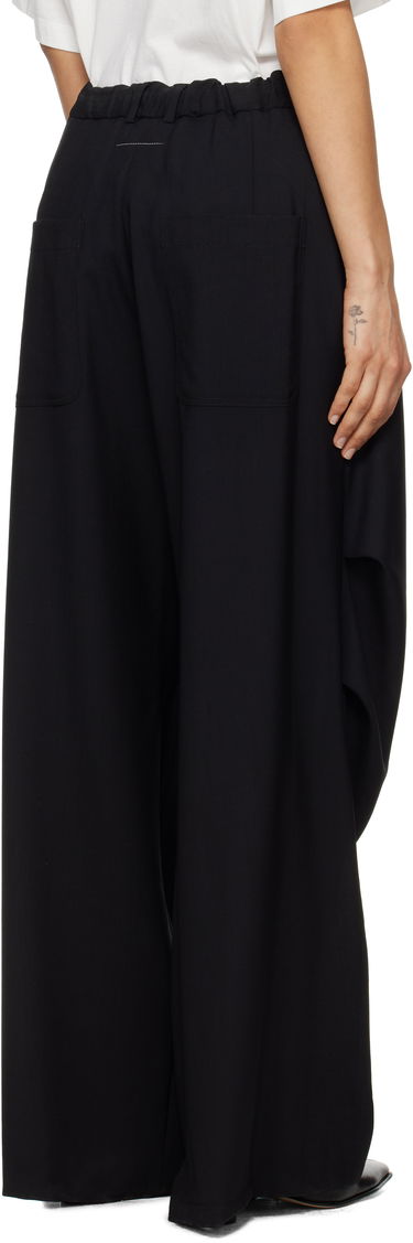 Панталони Maison Margiela MM6 Maison Margiela Tailoring Wool Canvas Cargo Trousers Черно | S52KA0524 M35080, 2