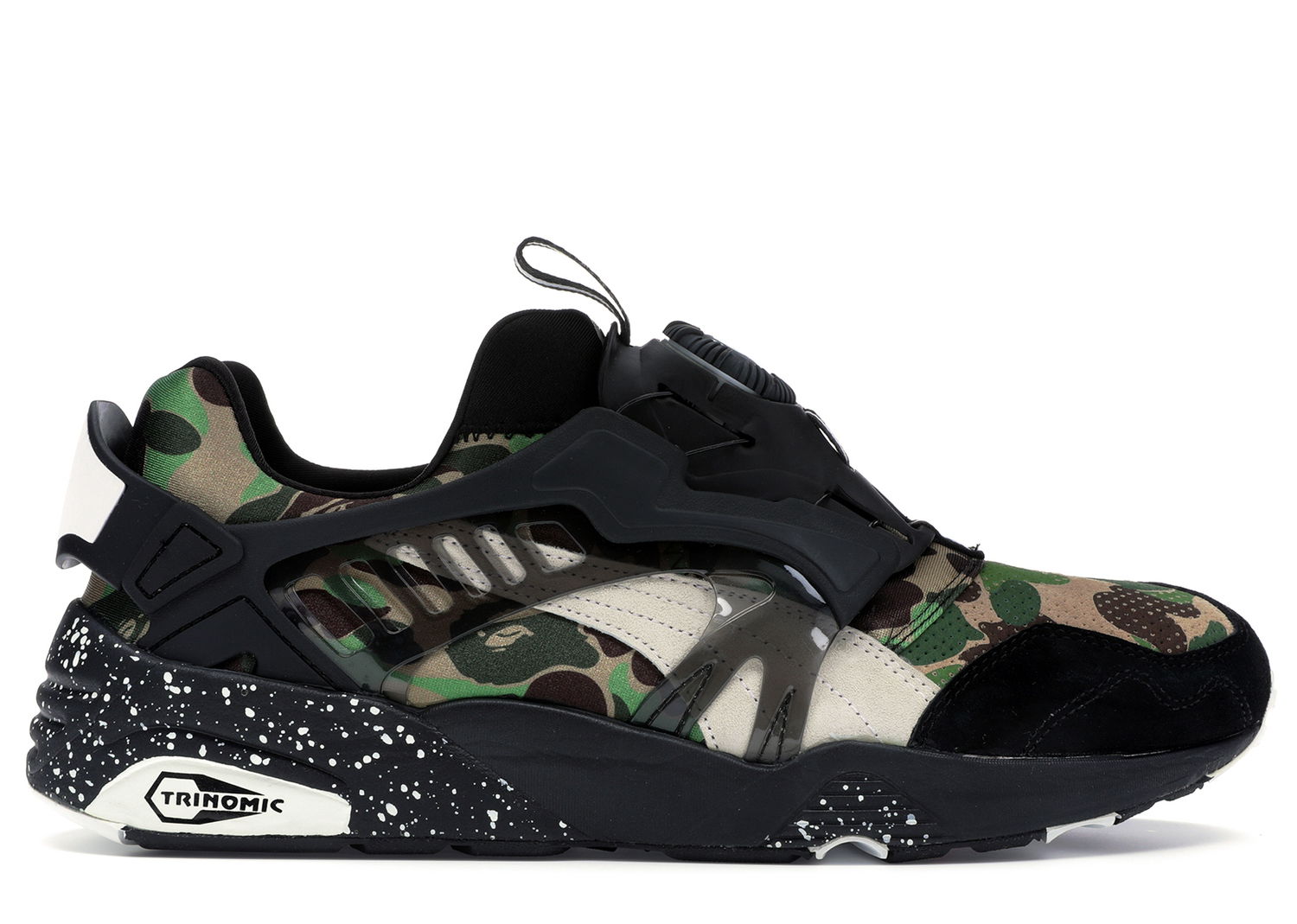Кецове и обувки Puma Disc Blaze Bape Camo Green Черно | 358846-01, 0