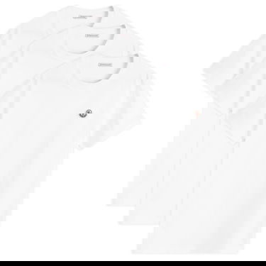 Тениска Moncler Pack of 3 Lightweight Cotton Jersey T-Shirts White Large Бяло | 8C000-26-829H8-001, 1