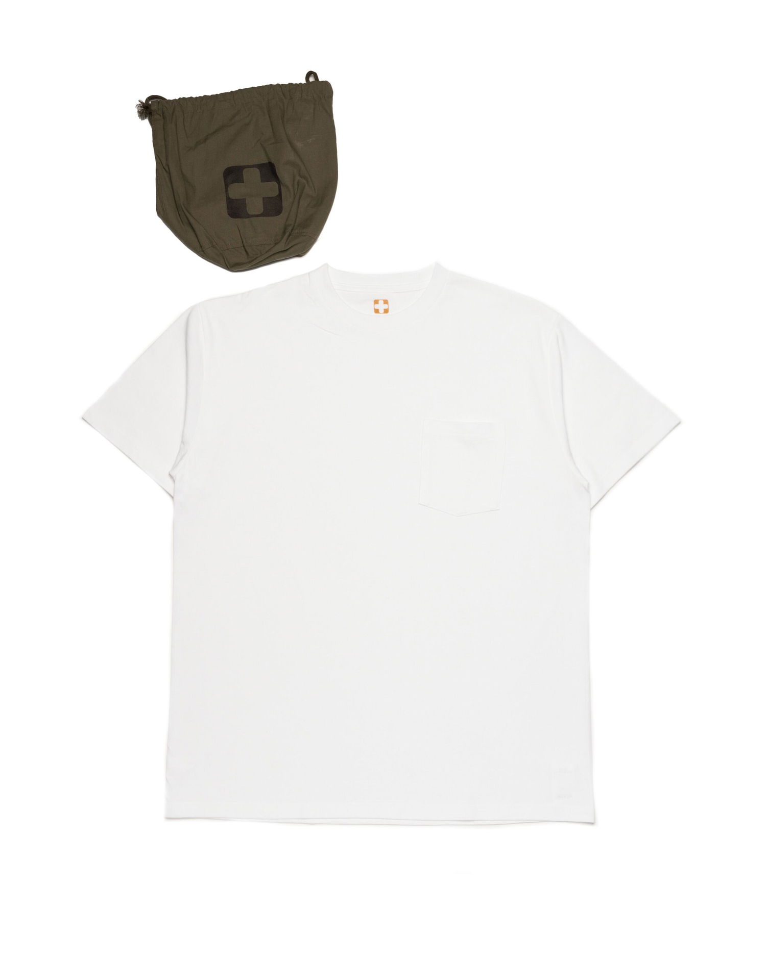 Тениска BEAMS Beams+ Pocket T-Shirt 2 Pack Бяло | 38040039156-01, 0