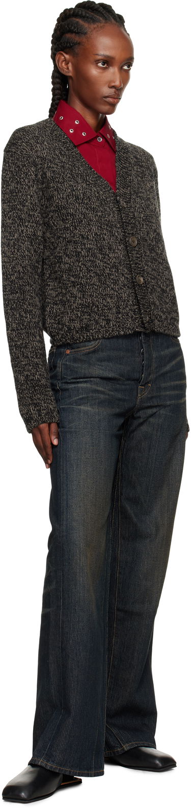 Пуловер OUR LEGACY Our Legacy Academy Knit Cardigan Сиво | W4253AB, 3
