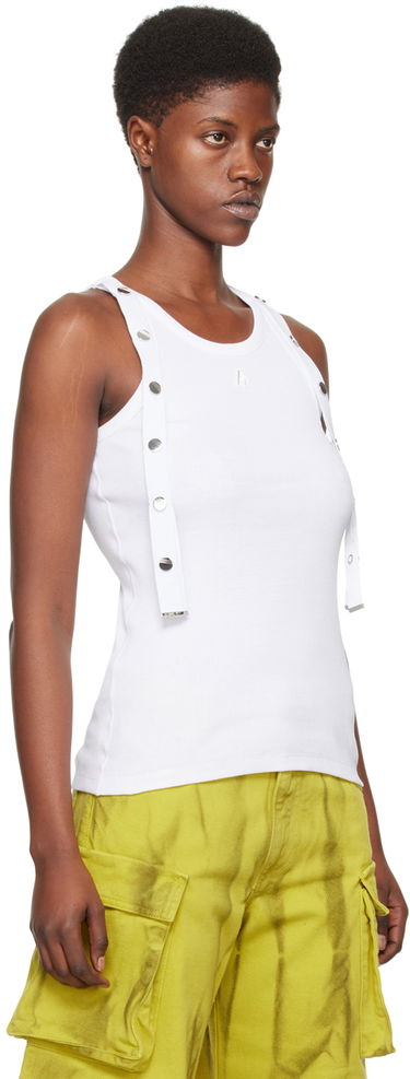 Потник The Attico Attico Studded Tank Top Бяло | 241WCT229 J038, 1