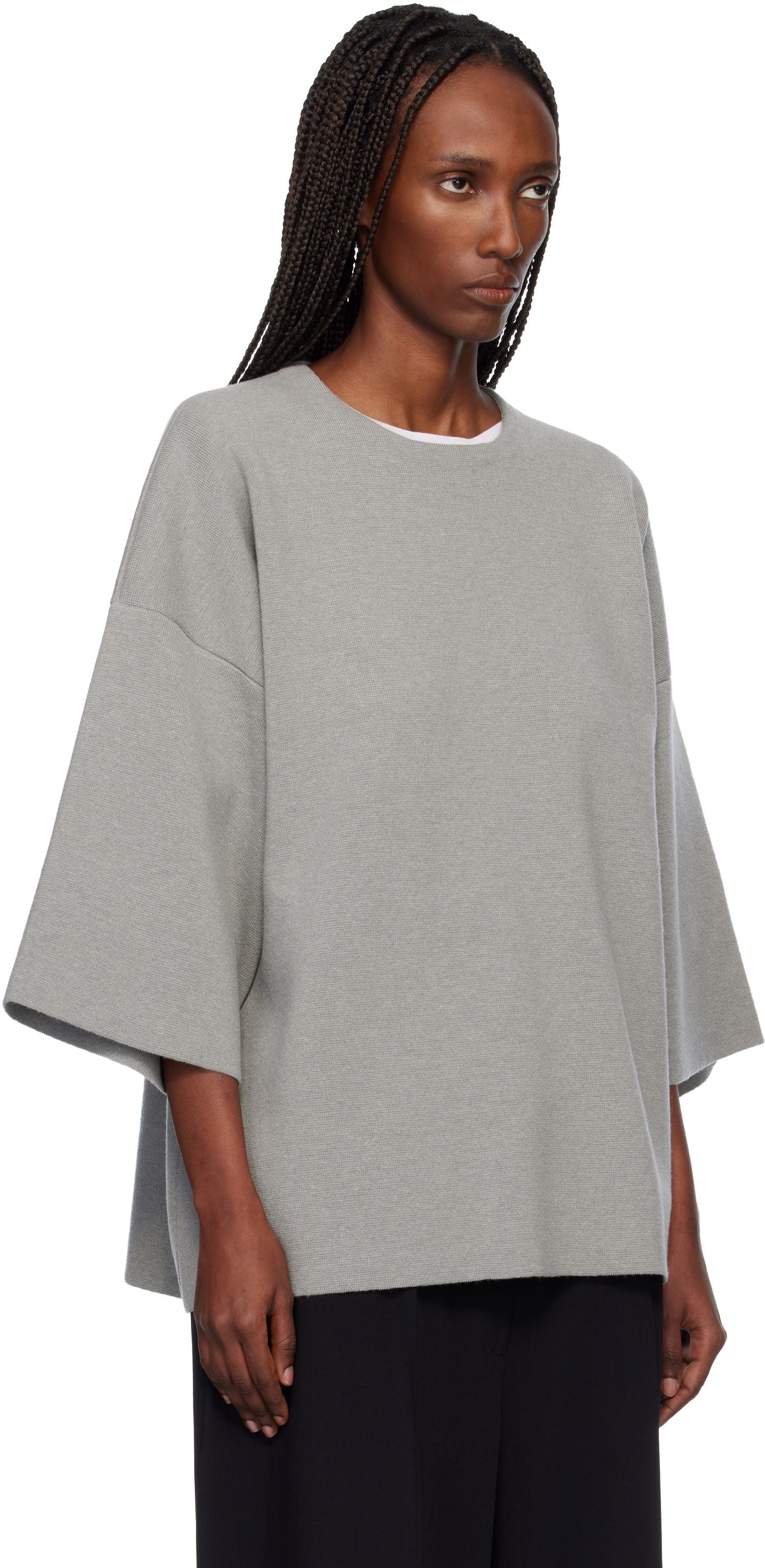 Тениска Fear of God Milano Knit T-shirt Сиво | FG25FW20-212LAW-974, 1