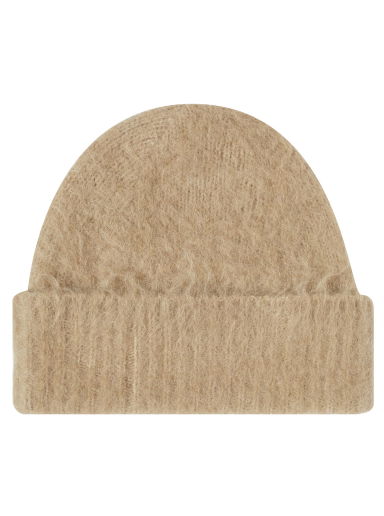 Kameo Solid Brushed Beanie Dark Beige