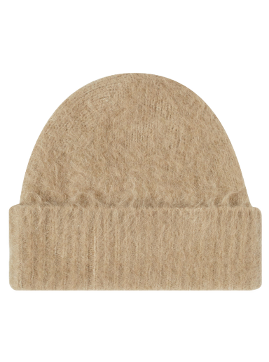 Шапка Acne Studios Kameo Solid Brushed Beanie Dark Beige Бежово | C40305-CQL