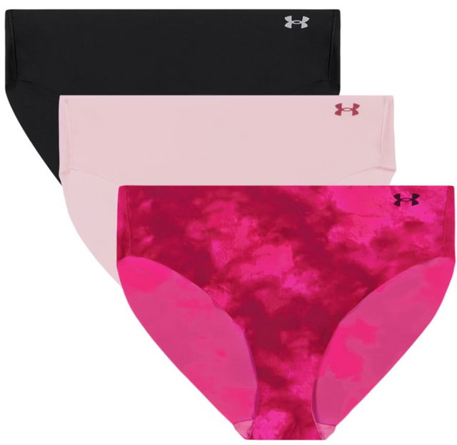 Under Armour Pure Stretch No Show Bikini Underwear - 3 Pack