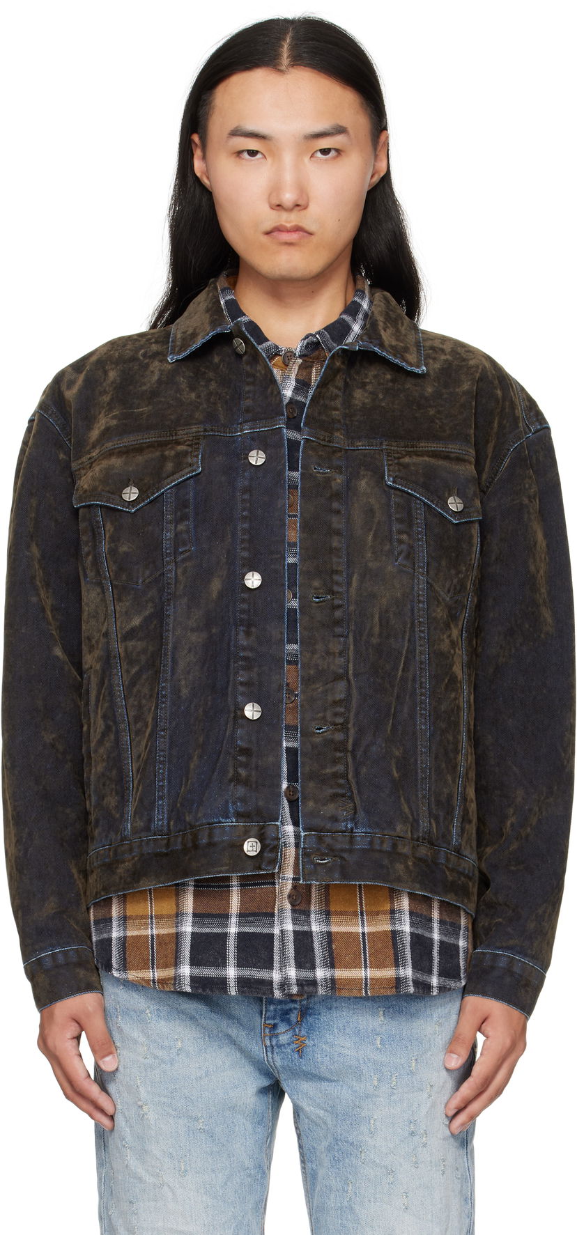Яке Ksubi Ksubi Oh G Denim Jacket Синьо | MFA25JK017