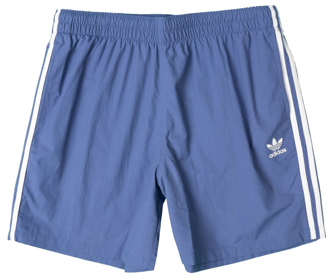 Бански adidas Originals 3-Stripes Swim Синьо | gn3527, 0