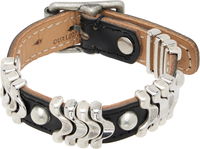 Leather Wave Bracelet