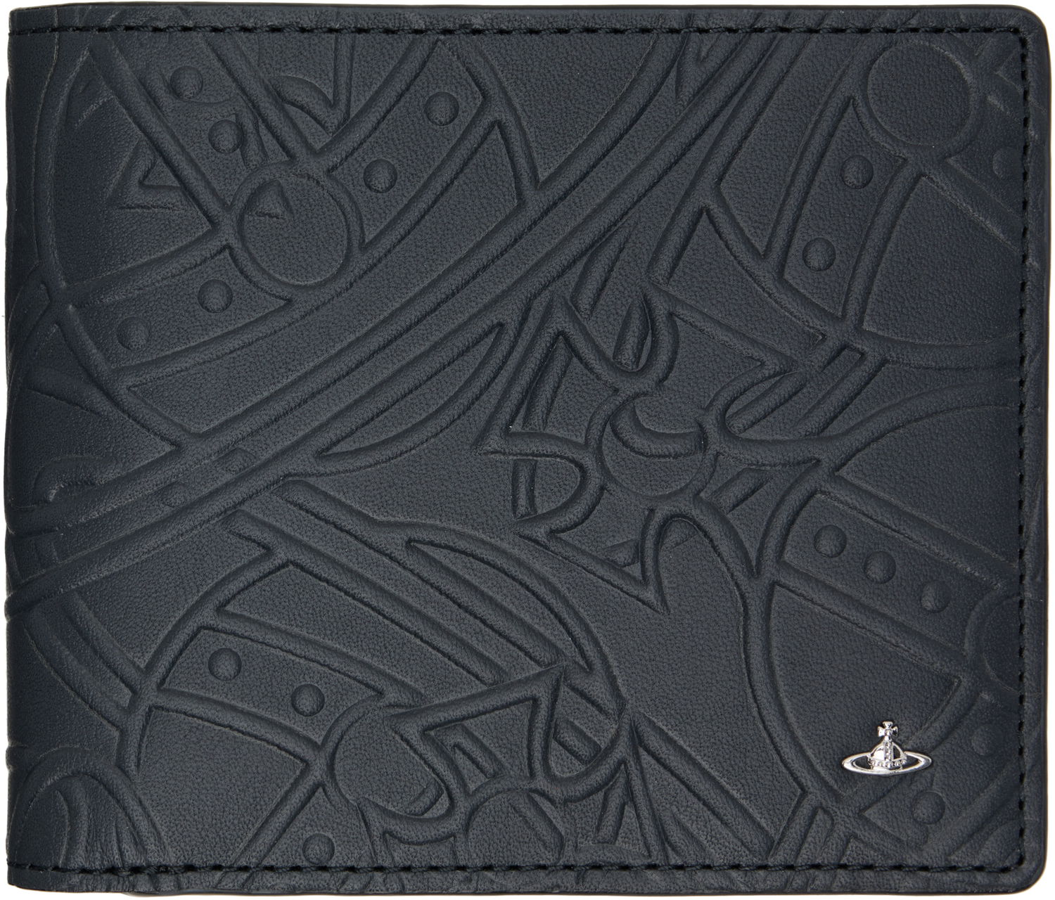 Портфейл Vivienne Westwood Vivienne Westwood Tangled Orb Bifold Wallet Тъмно синьо | 5107004LM-L00AP-, 0