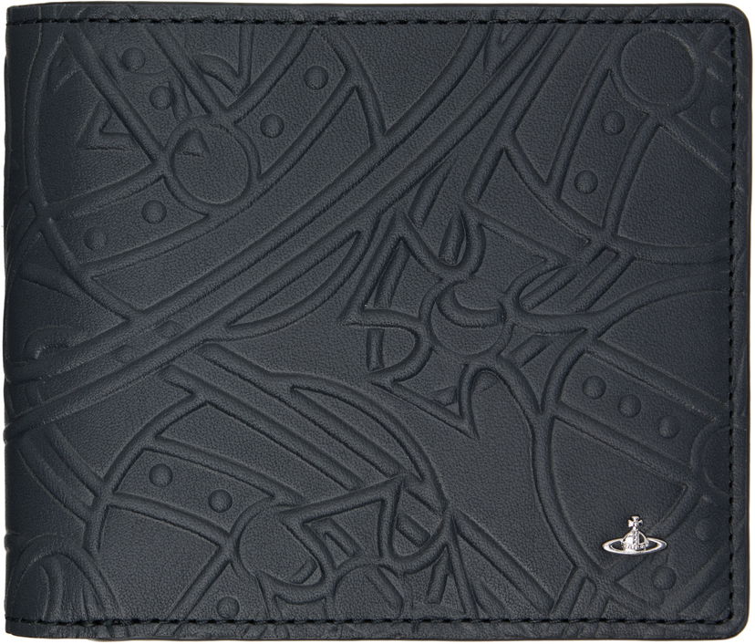 Портфейл Vivienne Westwood Vivienne Westwood Tangled Orb Bifold Wallet Тъмно синьо | 5107004LM-L00AP-