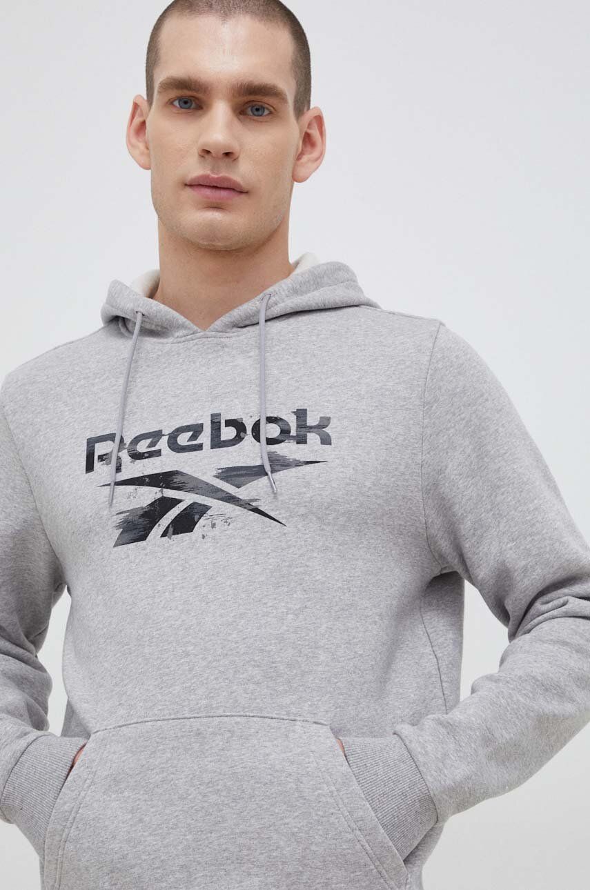 Суитчър Reebok Identity Modern Camo Fleece Hoodie Сиво | HS9427, 0
