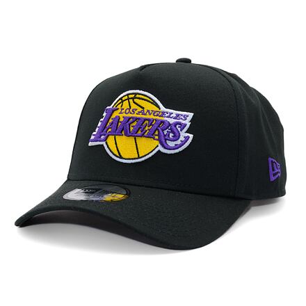 Шапка с козирка New Era LA Lakers 9FORTY A-Frame Adjustable Cap Черно | 60595228